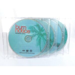 Burn Notice Season One DVD Set DISCs ONLY Jewel Case‎ NO ART Episodes 1-11